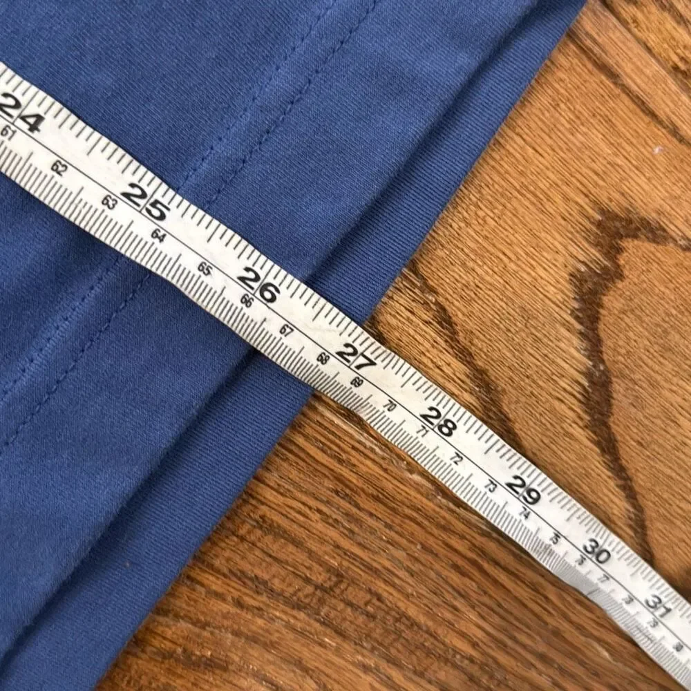 Banana Republic moisture wicking quarter zip pullover blue large
